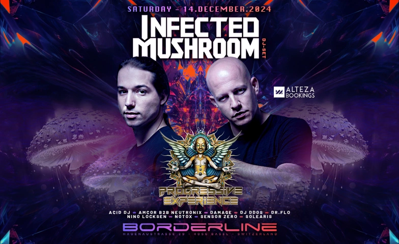 Progressive Experience with Infected Mushroom Stahlwerk, Hagenaustrasse 29, 4056 Bâle Billets