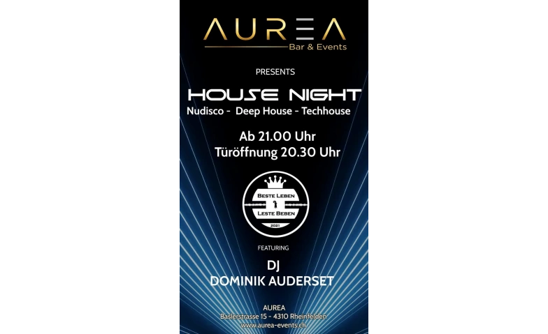 House Night Aurea Tickets