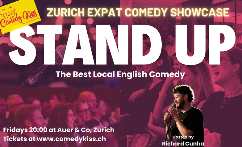 Comedy Kiss Expat Showcase ${singleEventLocation} Billets