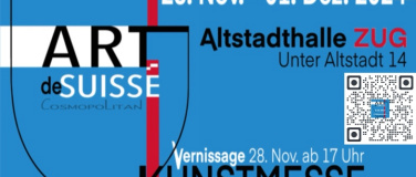 Event-Image for 'ARTdeSUISSE ZUG  2024 - KUNSTMESSE in der Altstadthalle'