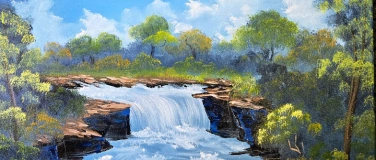 Event-Image for 'Ölgemälde nach Bob Ross - Wasserfall'