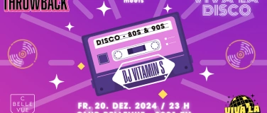 Event-Image for 'Viva La Disco meets Throwback Friday w/ Vitamin S'