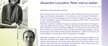 Event-Image for 'Literarischer Salon mit Alexandre Lecoultre und Ruth Gantert'