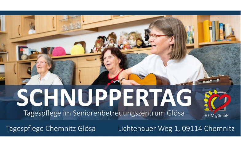 Event-Image for 'Schnuppertag in der Tagespflege Chemnitz Glösa'