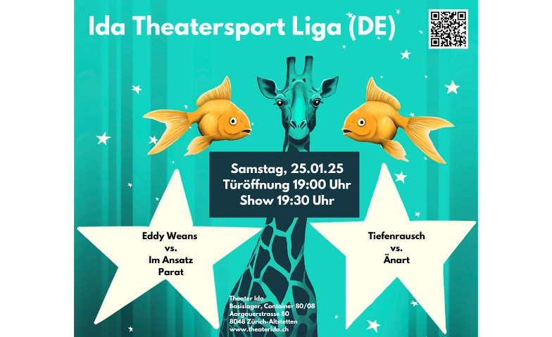 Ida Theatersport Liga -  Samstag, 25. Januar 2025, DE ${singleEventLocation} Billets