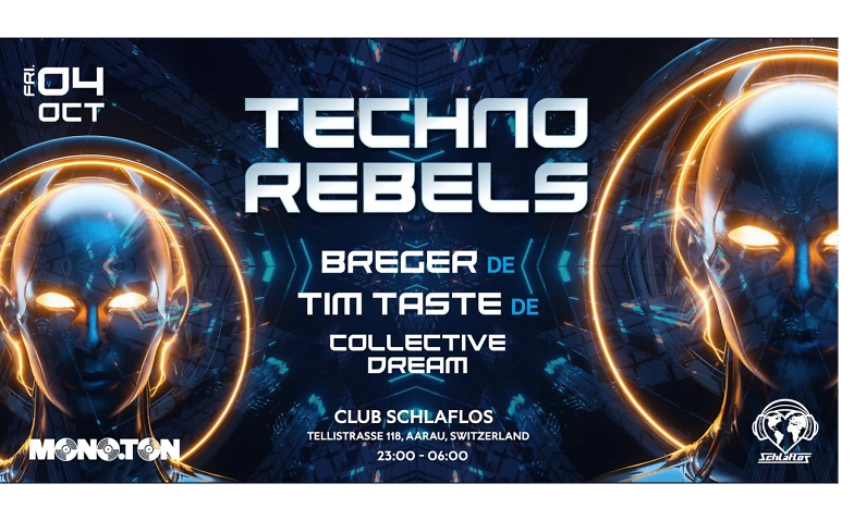 Event-Image for 'Techno Rebels W/ Breger, Time Taste, Collective Dream'