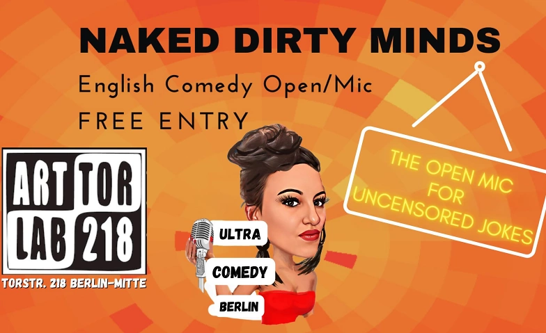 Naked Dirty Minds The English Comedy Open Mic ${singleEventLocation} Billets