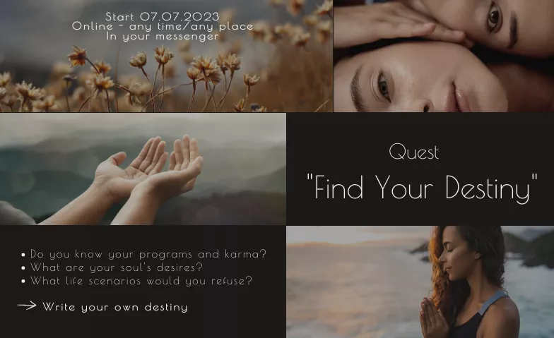 QUEST "FIND YOUR DESTINY" ️ Online-Event Billets