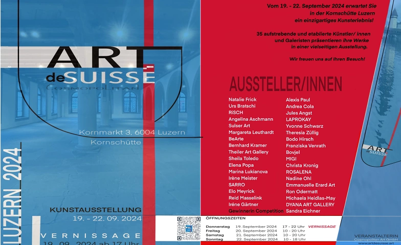 Event-Image for 'ARTdeSUISSE Luzern – Herbstausgabe  2024'