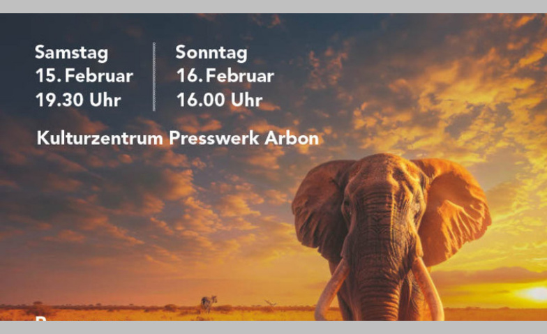 Event-Image for 'Afrika - Serengeti Sinfonie mit Film'