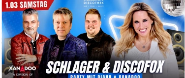 Event-Image for 'SCHLAGER & DISCOFOX PARTY MIT DIANA UND XANADO'