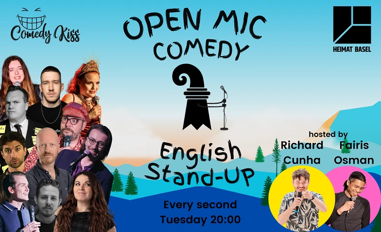 Event-Image for 'Tuesdays Comedy Kiss Open Mic, Basel'