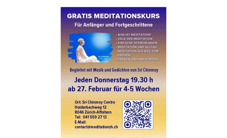 Gratis Meditationskurs ${singleEventLocation} Tickets