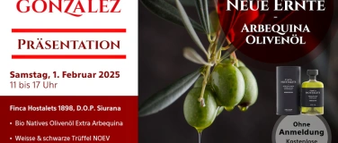 Event-Image for 'Degustation Arbequina Olivenöl – Finca Hostalets, Ernte 2024'