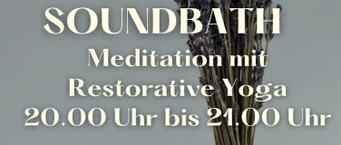 Event-Image for 'Soundbath / Klangbad am 28.03.2025,  20.00 bis 21.00 Uhr'