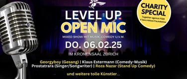 Event-Image for 'Level Up Open Mic Show - Zürich - Charity Special'