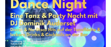 Event-Image for 'Dance Night - Eine Tanz & Party Nacht mit Dominik Auderset'