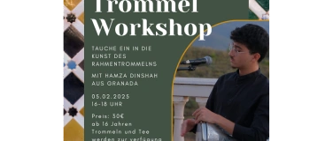 Event-Image for 'Trommel Workshop mit Hamza Dinshah'