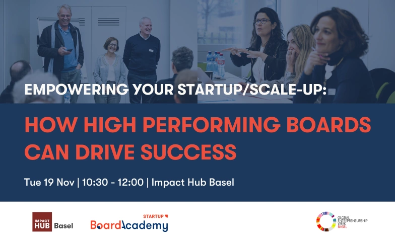 GEW Basel 2024 - Empowering Startups/Scale-ups Impact Hub Basel, Horburgstrasse 105, 4057 Basel Billets