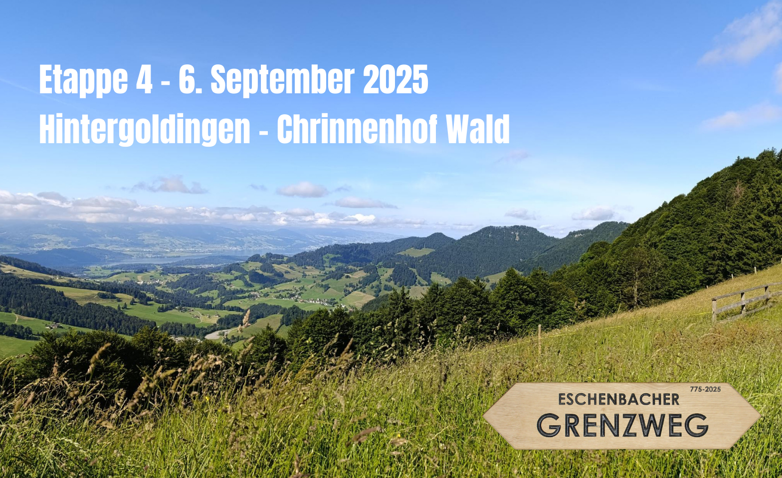 Eschenbacher Grenzweg - Etappe 4 am 6. September 2025 Billets