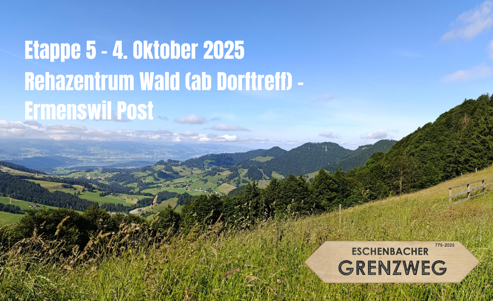 Eschenbacher Grenzweg - Etappe 5 am 4. Oktober 2025 Tickets