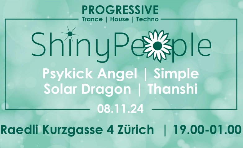 ShinyPeople Progressive Edition Raedli, Kurzgasse 4, 8004 Zürich Tickets