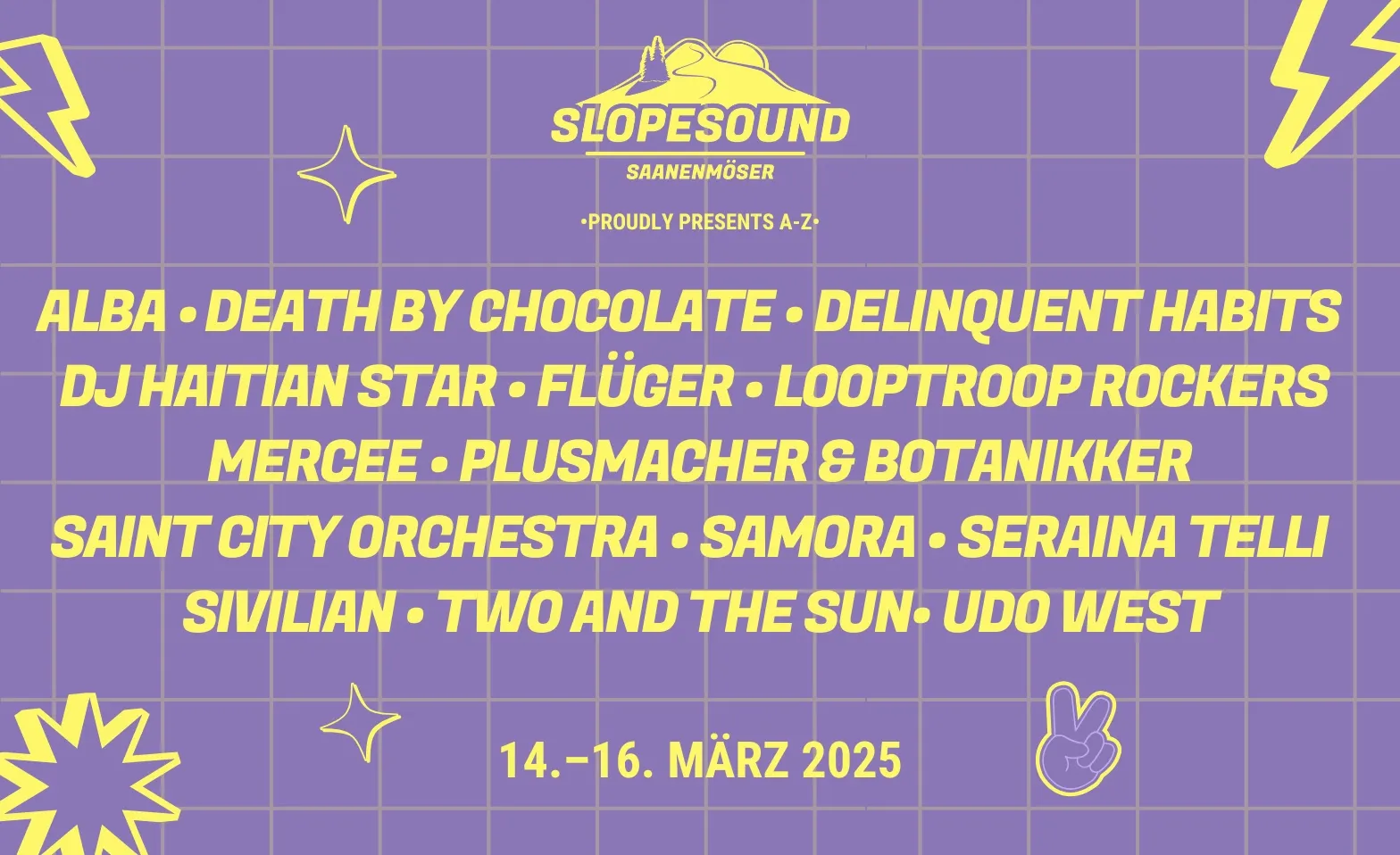 Event-Image for 'Slopesound Festival Saanenmöser 2025'