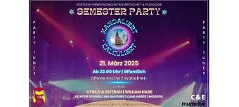 Organisateur de Semesterparty Mandaliert & Kalkuliert