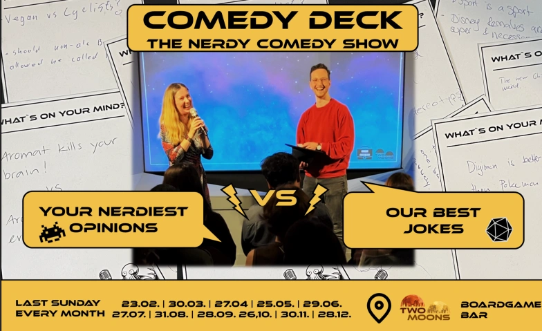 Comedy Deck - the Nerdy Standup Show (EN) Tickets