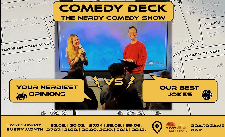 Comedy Deck - the Nerdy Standup Show (EN) Tickets