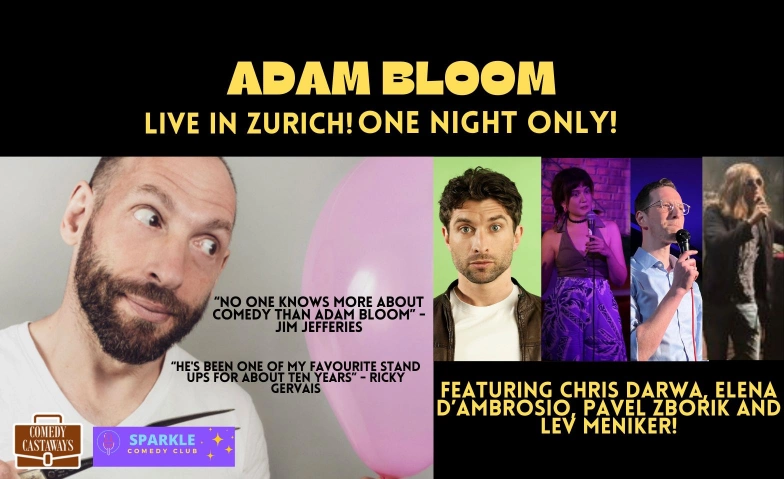 Adam Bloom in ZÜRICH The Urban, Löwenstrasse 2, 8001 Zürich Billets