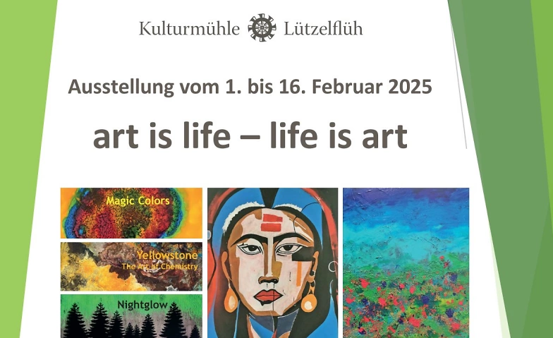 Ausstellung art is life - life is art ${singleEventLocation} Tickets