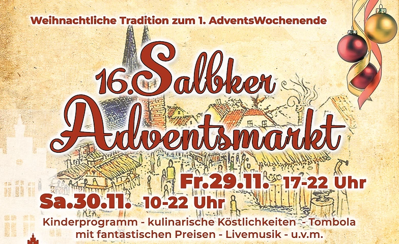 16. Salbker Adventsmarkt ${singleEventLocation} Billets