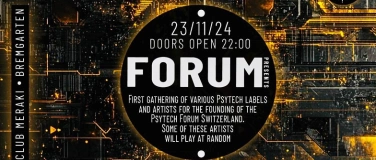 Event-Image for 'Forum - Psychedelic Techno @ Meraki'