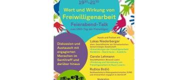 Event-Image for 'Wert und Wirkung der Freiwilligenarbeit - Feierabend-Talk'