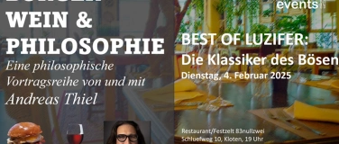 Event-Image for 'BURGER WEIN & PHILOSOPHIE: BEST OF LUZIFER'