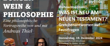 Event-Image for 'BURGER WEIN & PHILOSOPHIE: NEUES TESTAMENT'