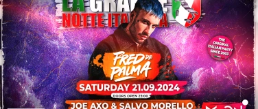 Event-Image for 'La Grande Notte Italiana w/Fred De Palma @ Moon Basel'