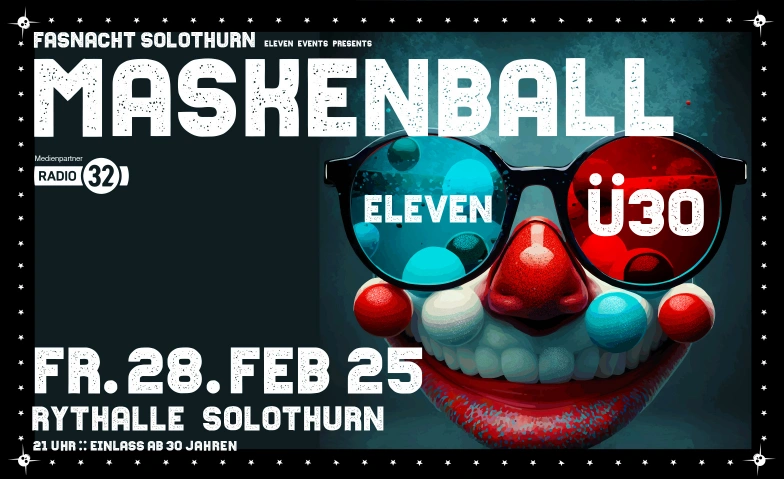 Ü30 ELEVEN Kostümparty Rythalle Solothurn, Baselstrasse 3, 4500 Solothurn Tickets