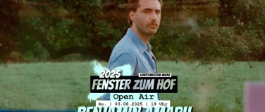 Event-Image for 'Fenster zum Hof-Open Air 2025 w/ Benjamin Amaru'