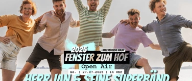 Event-Image for 'Fenster zum Hof-Open Air 2025 w/ Herr Jan & seine Superbänd'