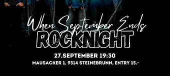 Event organiser of When September Ends Rocknight