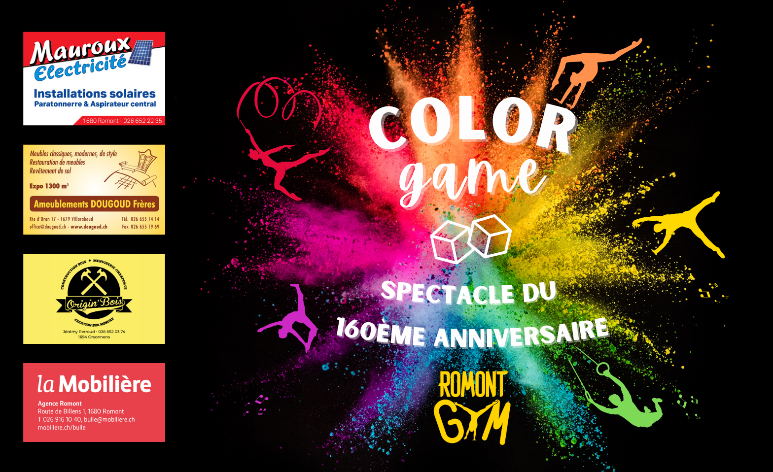 Event-Image for 'Spectacle du 160ème Romont-Gym'