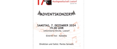 Event-Image for 'Adventskonzert der Musikgesellschaft Lostorf'