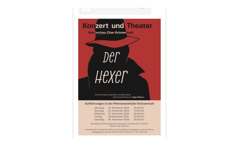 Event-Image for 'Konzert und Theater Gemischter Chor Grünenmatt'