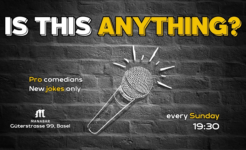 Event-Image for 'Is This Anything? - A Comedy Show'