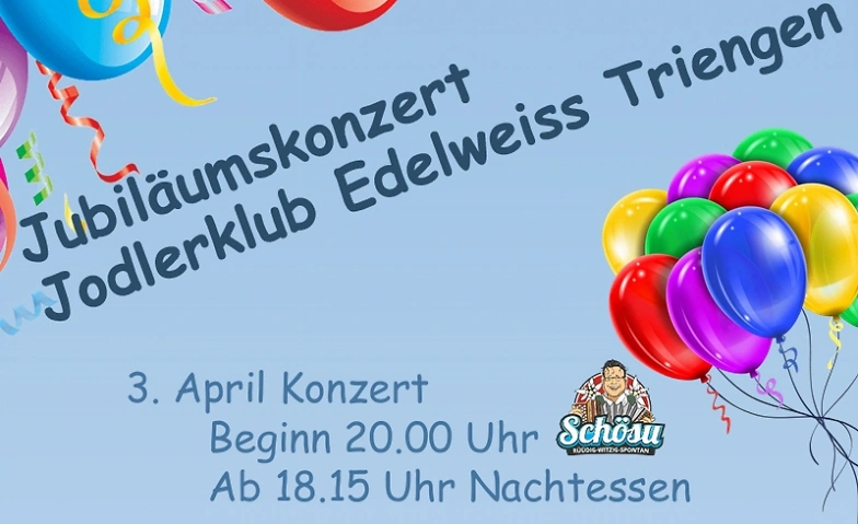 Event-Image for 'Jubiläumskonzert Jodlerklub Edelweiss Triengen'