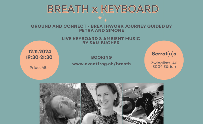 Breathwork to live keyboard and ambient music ${singleEventLocation} Billets