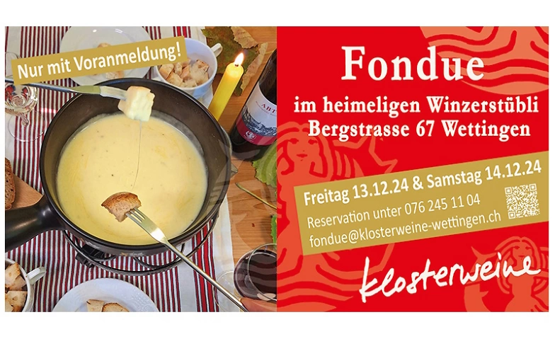 Event-Image for 'Fondue im Winzerstübli'