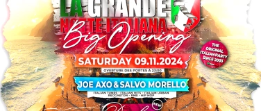 Event-Image for 'La Grande Notte Italiana Big Opening @ Darling Club Lausanne'